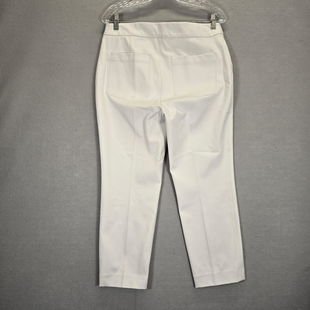 SPANX White Cropped Ankle Ponte Pants - Picture 2 of 9